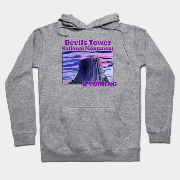 Devils Tower National Monument, Wyoming Hoodie by MMcBuck